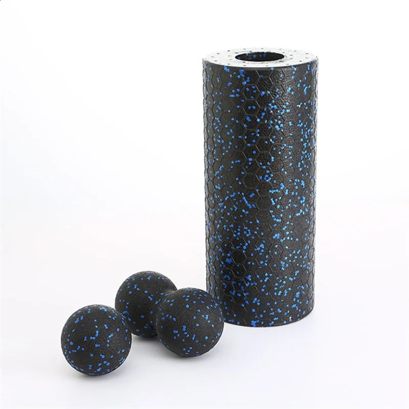 Yoga Blocks Hollow Roller Massage Peanut Ball Set EPP Fitness Foam Column For Back Pain Legs Hip Deep Tissue Stretching Muscle Relax 231109