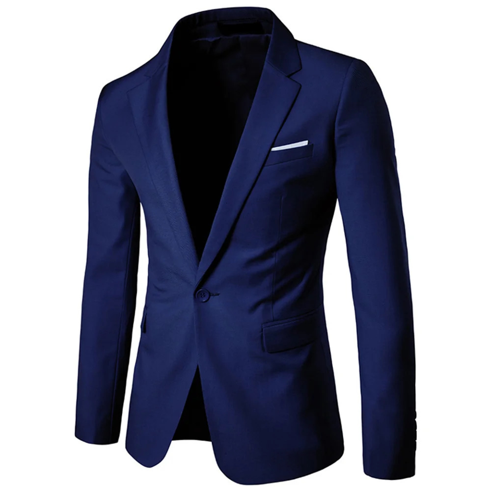 Men's Suits Blazers Elegant Jacket Blazer Male Suit in Men's Purple One Button Slim Fit Suit Blazer Formal Wedding Business Tuxedo Blazer 23