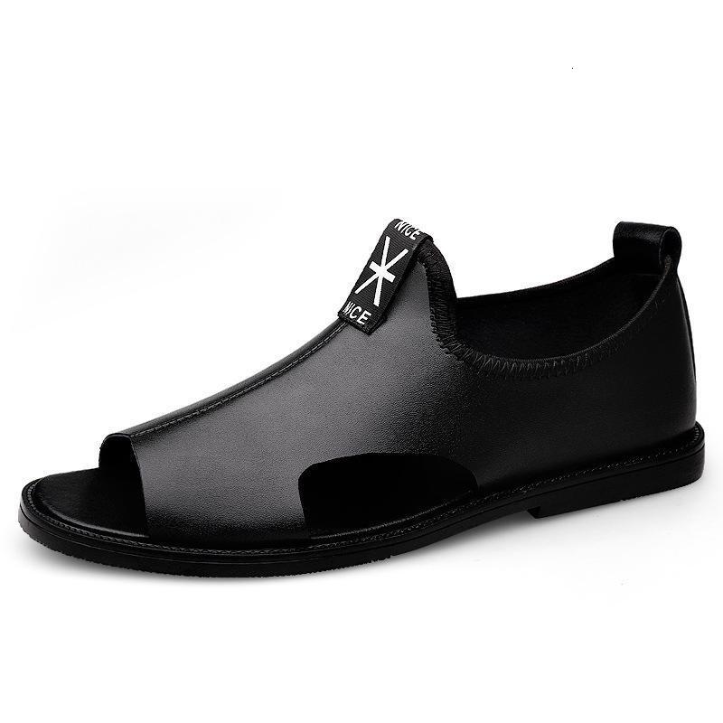 Sandals Brand Summer Men Leisure Beach Shoes High Quality Genuine Leather Fashion s 230410, Black
Sandals Brand Summer Men Leisure Beach Shoes High Quality Genuine Leather Fashion s 230410, Black