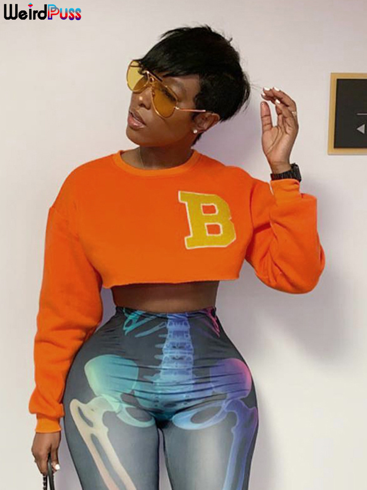 Women's TShirt Weird Puss Letter Patchwork Women Crop Tops Navel Skinny Stretchy Long Sleeve Trend TShirts Casual Wild Office Lady Streetwear 230410, Orange
Women's TShirt Weird Puss Letter Patchwork Women Crop Tops Navel Skinny Stretchy Long Sleeve Trend TShirts Casual Wild Office Lady Streetwear 230410, Orange