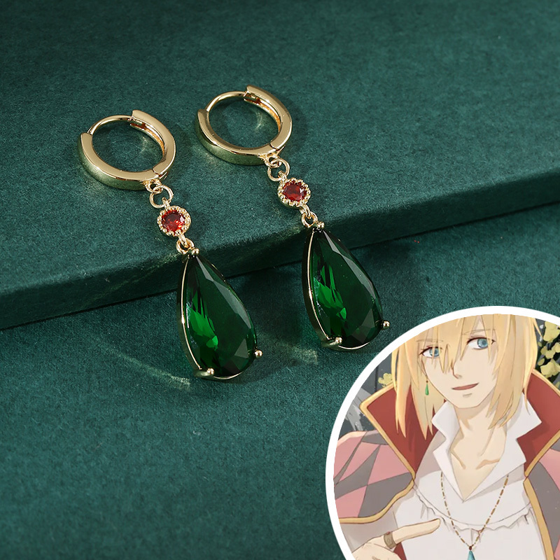 Stud Anime Howl s Moving Castle Cosplay Hayao Miyazaki Sophie Howl Earrings Ear Clip Men Unisex Jewelry Accessories Props 230410
Stud Anime Howl s Moving Castle Cosplay Hayao Miyazaki Sophie Howl Earrings Ear Clip Men Unisex Jewelry Accessories Props 230410