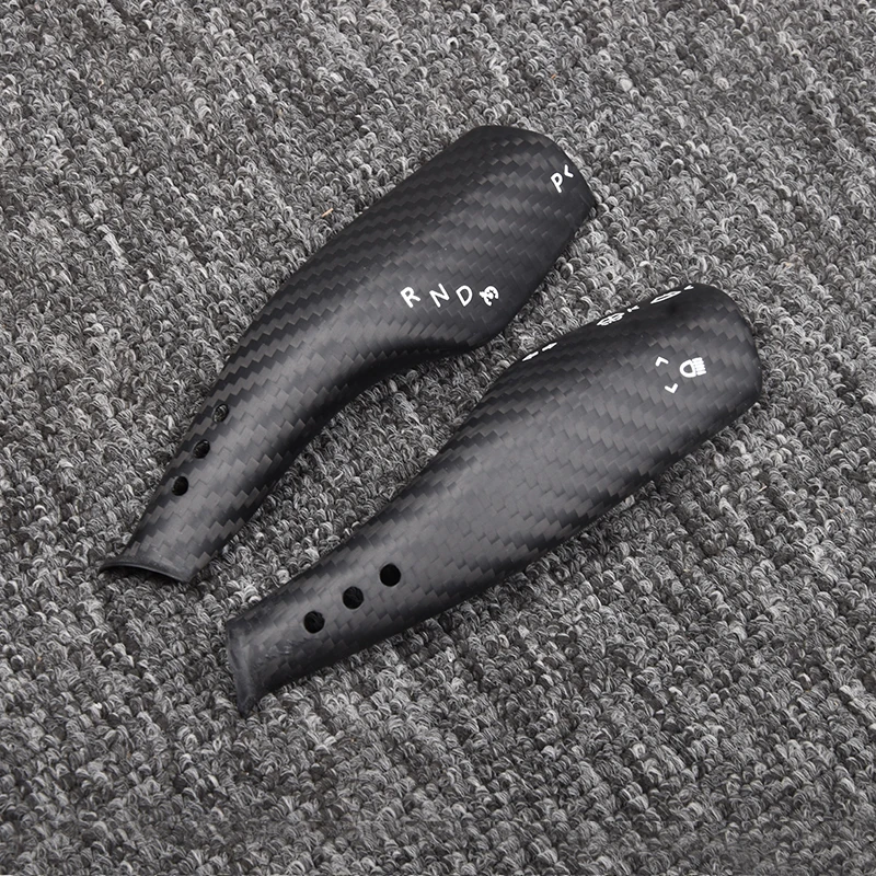 For Tesla Model 3 Y 2017- 2023 Car Turn Signal Wiper Switch Handle Embedded Cover Car Carbon Fiber Beautifying Interior Trim Accessories