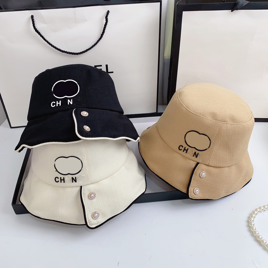Women's Summer Vacation Designer bucket hat Fashion Letter Print Pearl Embroidery 3 Colors Wide Brim Hats, Black
Women's Summer Vacation Designer bucket hat Fashion Letter Print Pearl Embroidery 3 Colors Wide Brim Hats, Black