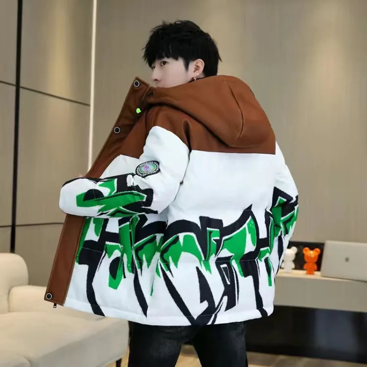 Men's Down Parkas Winter Jacket Men Casual White Duck Down Warm Hooded Coats Mens Outwear Windbreaker Thicken Parkas 4XL abrigo hombre casaco 231