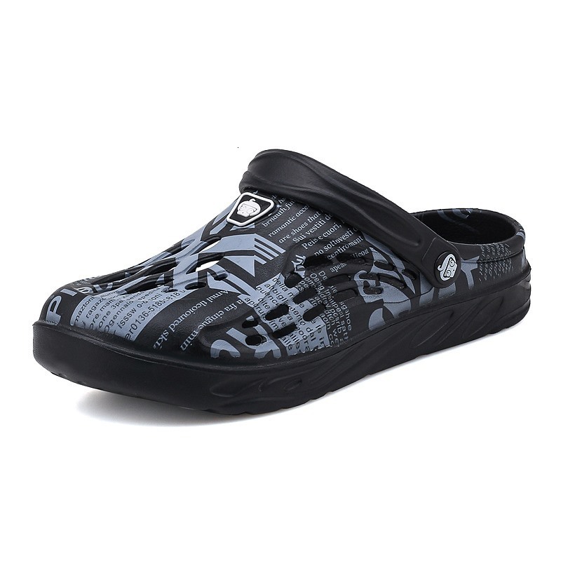 Sandals Summer Men's Clogs EVA Lightweight Beach Slippers Nonslip Mule Men Women Garden Clog Shoes Casual Flip Flops 230410, Black
Sandals Summer Men's Clogs EVA Lightweight Beach Slippers Nonslip Mule Men Women Garden Clog Shoes Casual Flip Flops 230410, Black