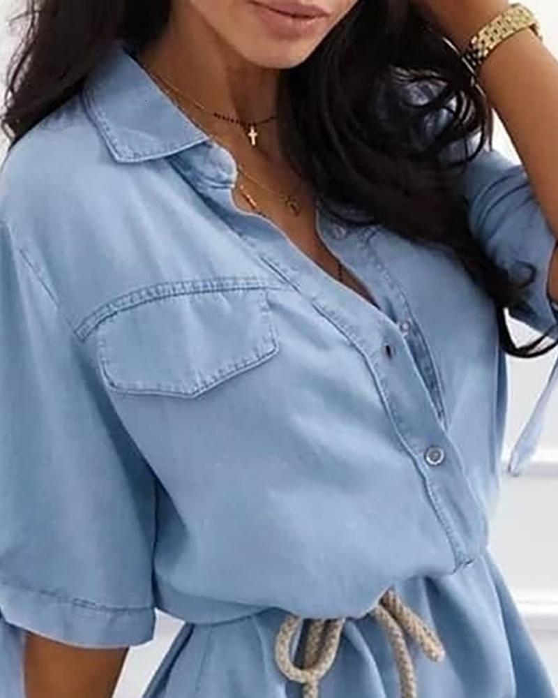Casual Dresses Shirt Dress Brushed Button Pocket Casual Women's Dress Length Sleeve Style Sleeve Length cm Pattern Type Fabric Type Age 230410