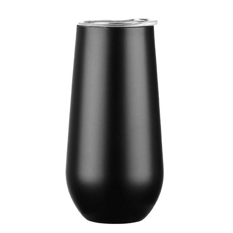 6oz egg cup Champagne wine glass Stemless Stainless Steel tumbler With Lid Mini Kids Unbreakable tumblers Vacuum Insulated Egg Cups XJY67