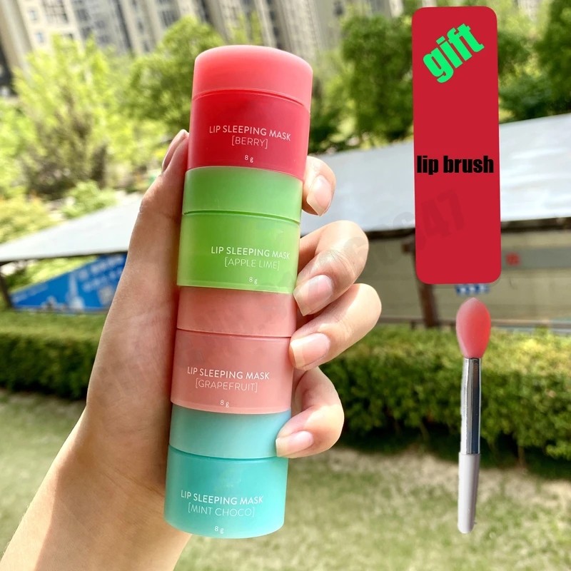 Korea Sleeping Moisturizer Night Sleep Mask Hydrating Nutrious Repair Lip Film Dead Skin Remove Care