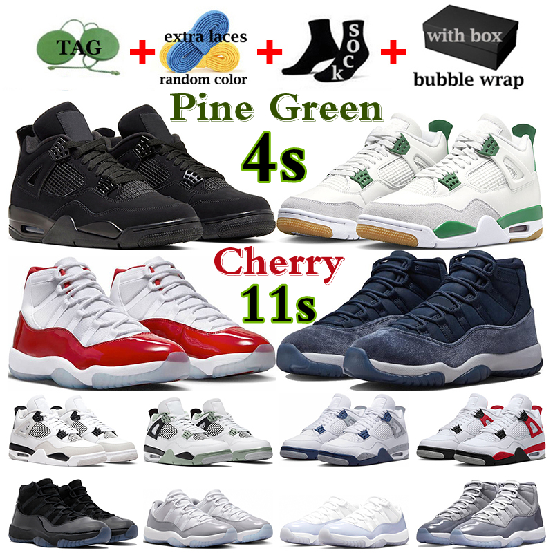 With Box Jumpman 4 Retro 4s Basketball Shoes Cherry 11s Pine Green Seafoam Black Cat Seafoam Midnight Navy 11 Cement Grey Gamma Blue Mens trainers Women Sneakers, 30 
With Box Jumpman 4 Retro 4s Basketball Shoes Cherry 11s Pine Green Seafoam Black Cat Seafoam Midnight Navy 11 Cement Grey Gamma Blue Mens trainers Women Sneakers, 30