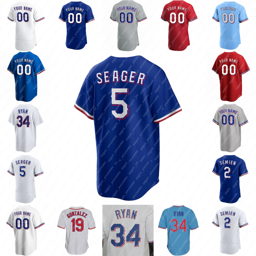 Ivan Rodriguez Baseball Jersey Nolan Ryan Adrian Beltre Michael Young Juan Gonzalez Alex Rodriguez Josh Hamilton Kenny Rogers Ruben Sierra Jim Sundberg
