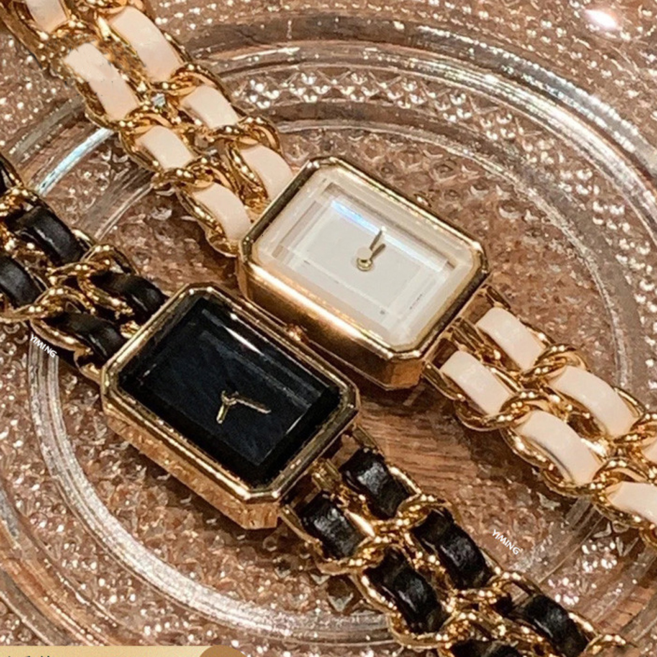 Women s Watches High grade Brand Classic Premiere Quartz Watch Gold Metal and Leather Band Simple Rectangle Wristwatch Ladies Bracelet 230410, Black and gold -m
Women s Watches High grade Brand Classic Premiere Quartz Watch Gold Metal and Leather Band Simple Rectangle Wristwatch Ladies Bracelet 230410, Black and gold -m