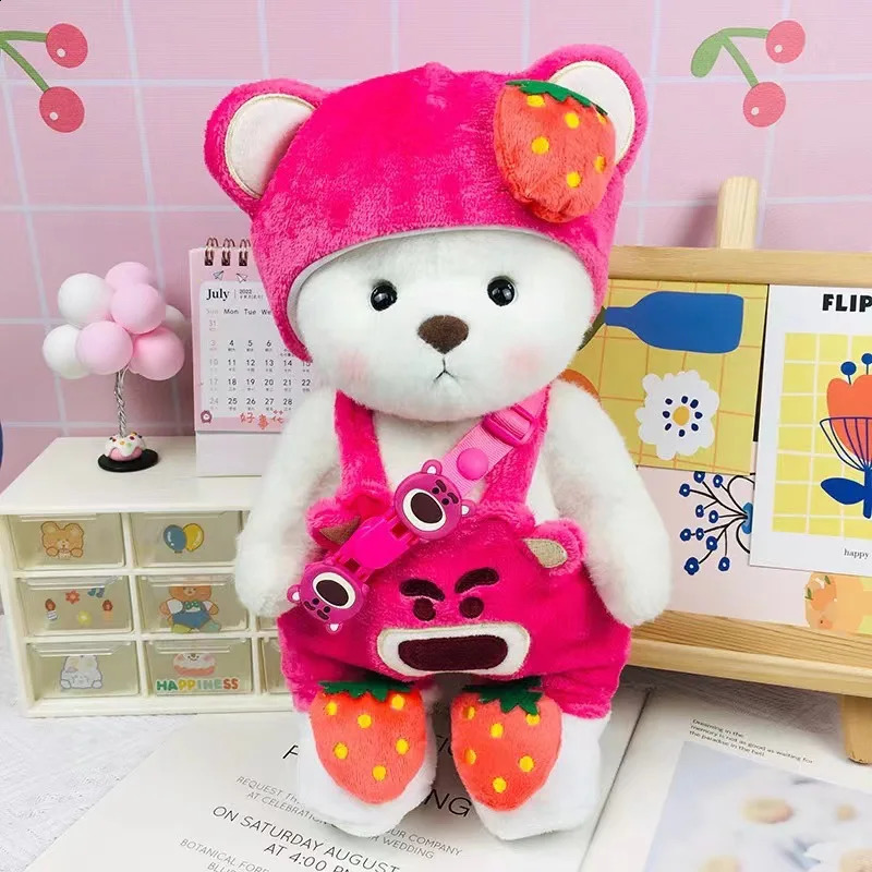 Plush Dolls Lina Bear doll official clothes replacement to give girls Valentine's Day gift 231109