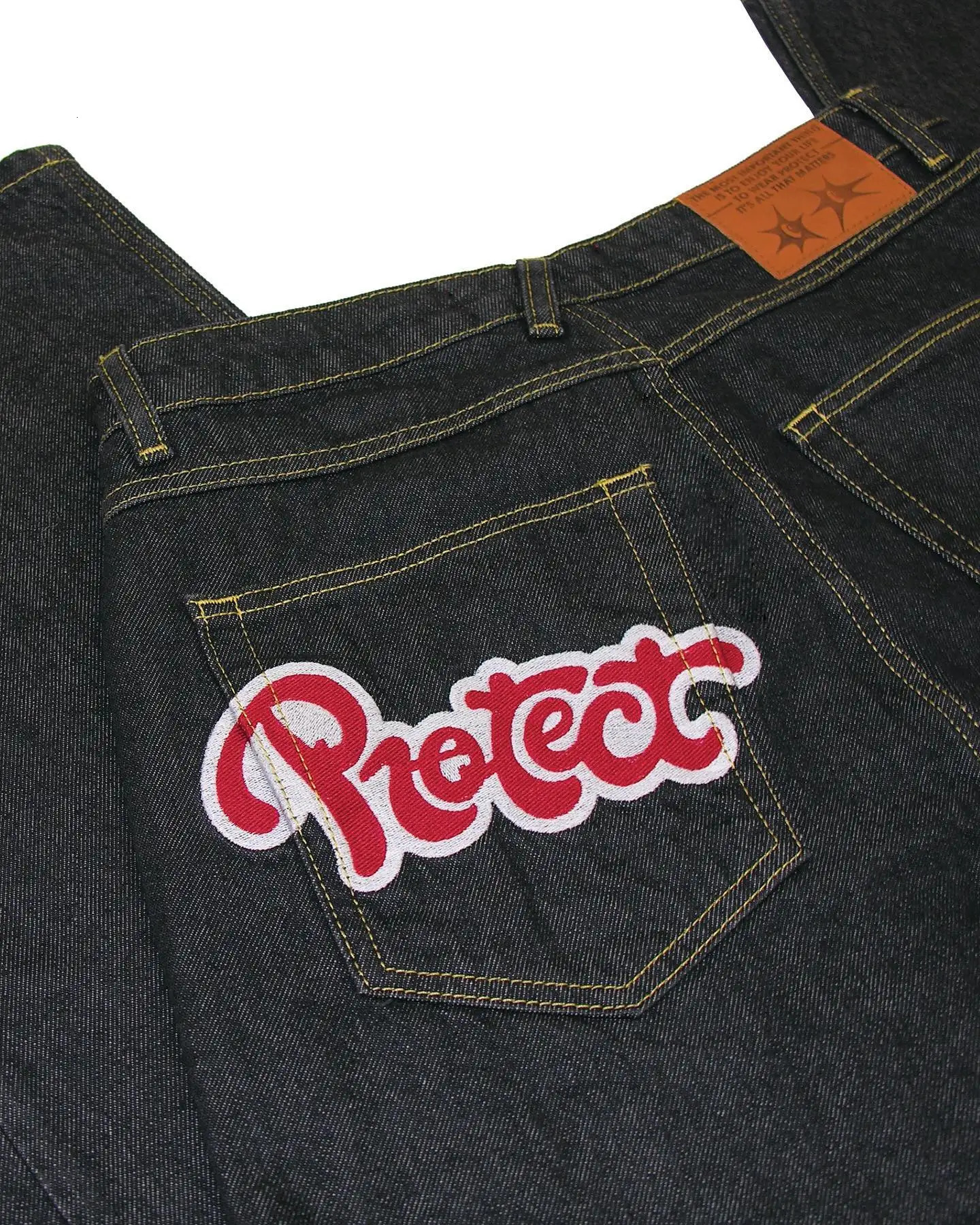 Men's Jeans Y2K Jeans Men Hip Hop Gothic Street Rock Clothing Jeans Women Pants Harajuku Casual Black Denim Trousers Streetwear 231110