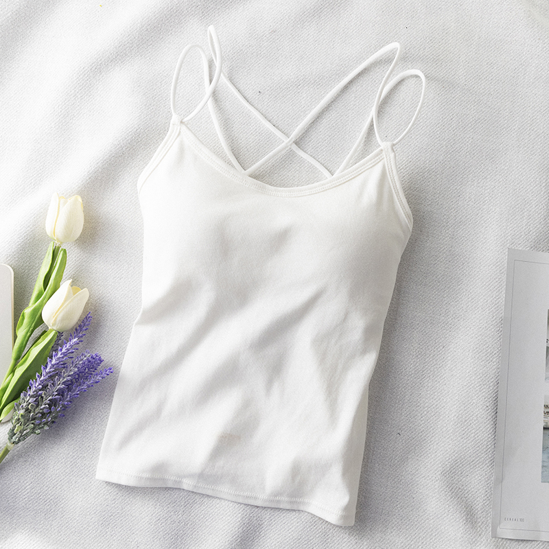 Camisoles Tanks Sexy Women's Cut Stripe Bra Full Crop Top Bralette Strap Cross Cut Blusas Strap Hanger Black Top Tank Top 230410