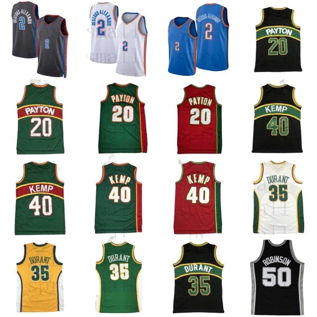 35 Kevin Durant 2 Shai Gilgeous-Alexander Basketball Jerseys 50 David Robinson Mens The Glove 20 Gary Payton Rain Man 40 Shawn Kemp, 13
35 Kevin Durant 2 Shai Gilgeous-Alexander Basketball Jerseys 50 David Robinson Mens The Glove 20 Gary Payton Rain Man 40 Shawn Kemp, 13