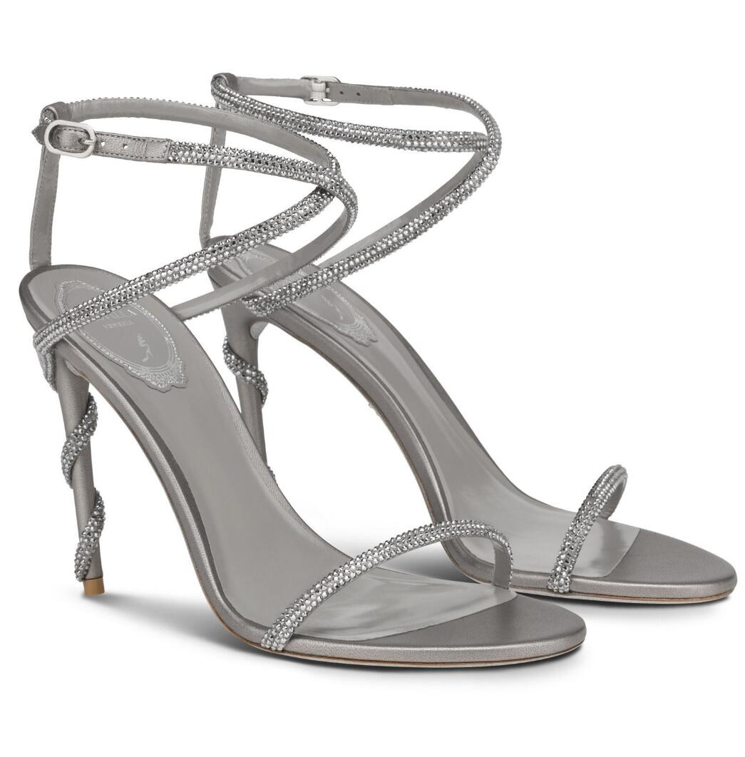 Luxury Summer Brand Renexcaovilla Margot Sandals Shoes Snake Wrapped Strap Lady High Heel White Black Green Party Wedding Sexy Walking EU35-43
Luxury Summer Brand Renexcaovilla Margot Sandals Shoes Snake Wrapped Strap Lady High Heel White Black Green Party Wedding Sexy Walking EU35-43