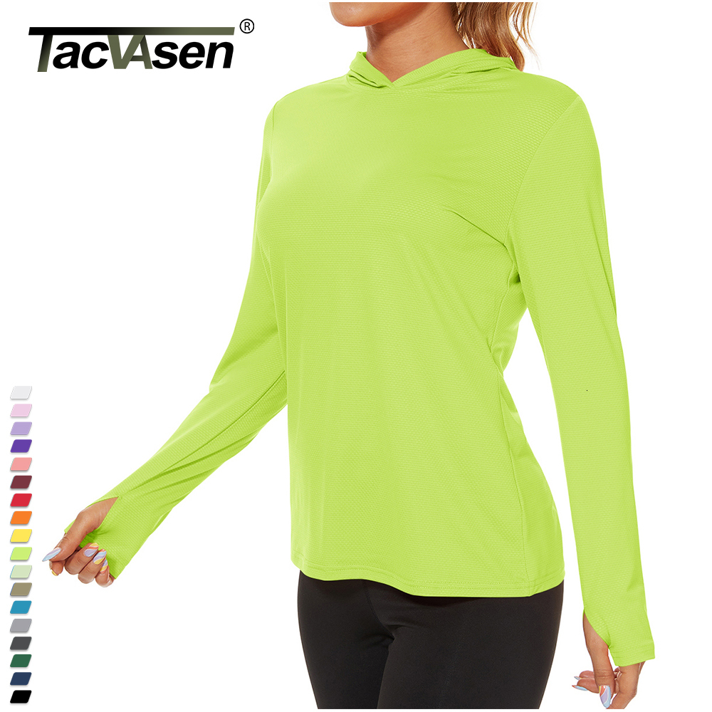 Women's T-Shirt TACVASEN Summer UVSun Protection Outdoor Hoodie Women's Hoodie UPF 50Long Sleeve Fishing Hiking Sweatshirt 230408, Dark game
Women's T-Shirt TACVASEN Summer UVSun Protection Outdoor Hoodie Women's Hoodie UPF 50Long Sleeve Fishing Hiking Sweatshirt 230408, Dark game