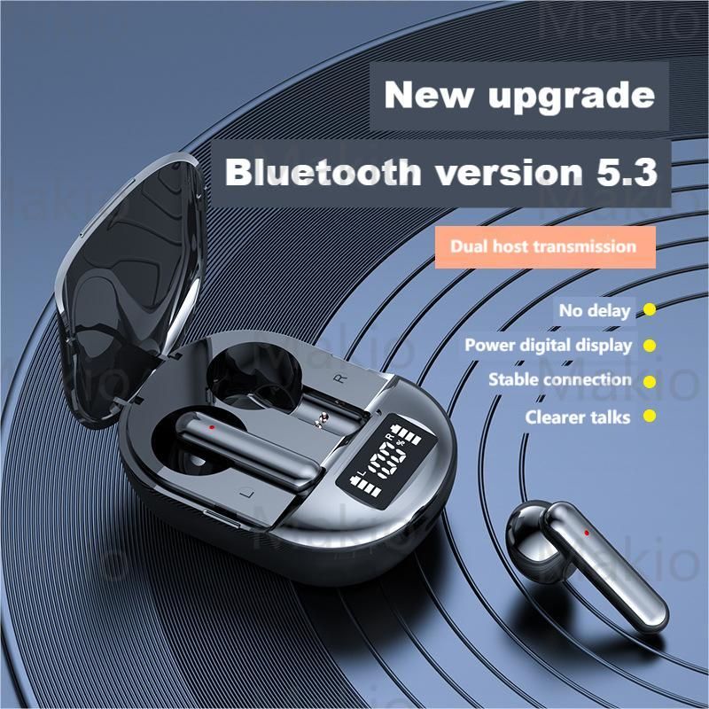 Sport Earphone TWS Bluetooth headphone Wireless Earphone In-Ear Earphone K40 Model Two Earbuds with built-in Microphone LED display high Quality Headp