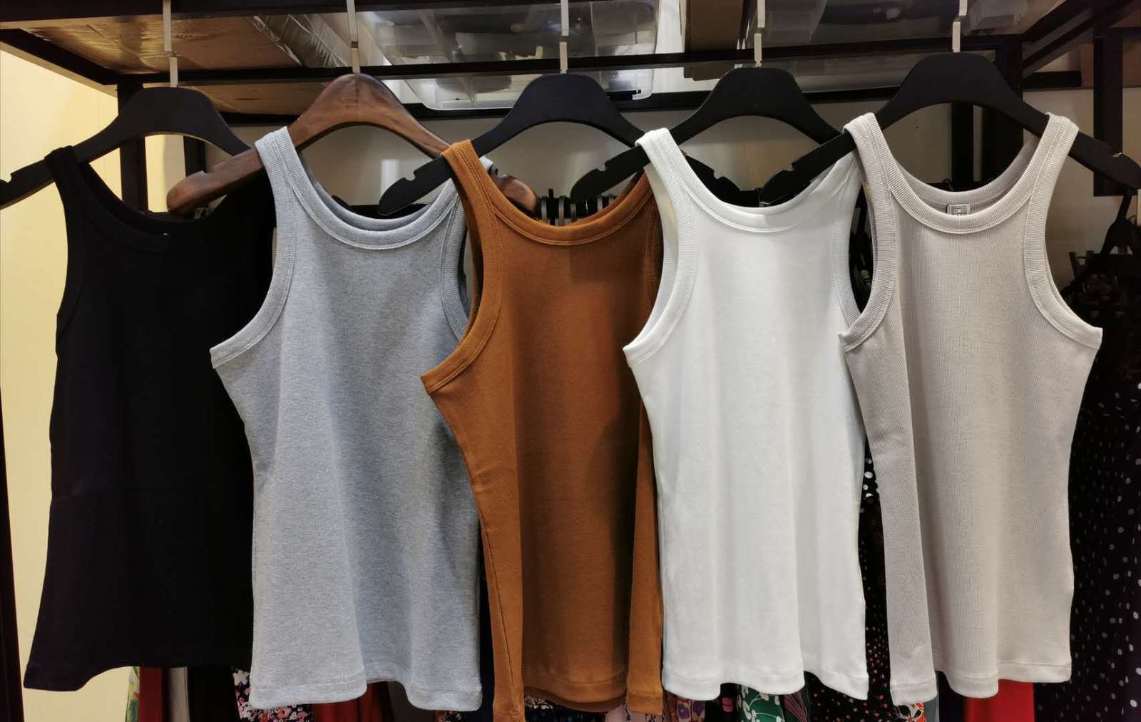 Camisoles Tanks Four Seasons Solid Color Simple Nordic Minority Ins20 Totem Tank Top Women's Top Bohemian Crop Top White Tight Chest Tank Top Wom