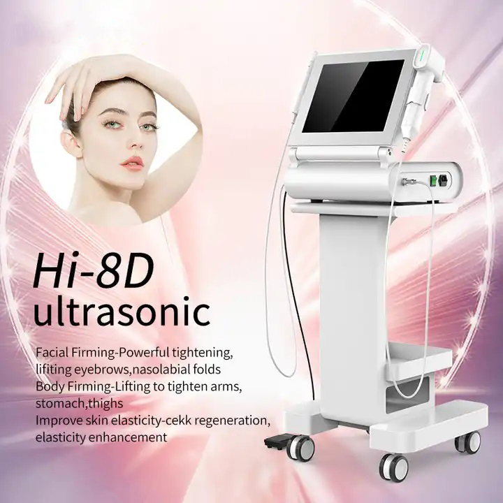 Home Use Hifu 8d Ultrasonic Product For Skin Tightening Face Lifting Antiwrinkle Removal Weight Loss Machine Body Shaping Slimming