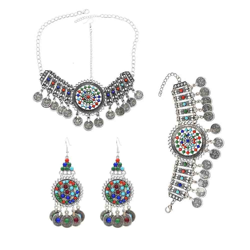 Earrings Necklace Afghan Ethnic Vintage Metal Coin Headbands Bracelets Jewelry Sets for Women Female Acrylic Beads Gypsy 230410, White
Earrings Necklace Afghan Ethnic Vintage Metal Coin Headbands Bracelets Jewelry Sets for Women Female Acrylic Beads Gypsy 230410, White