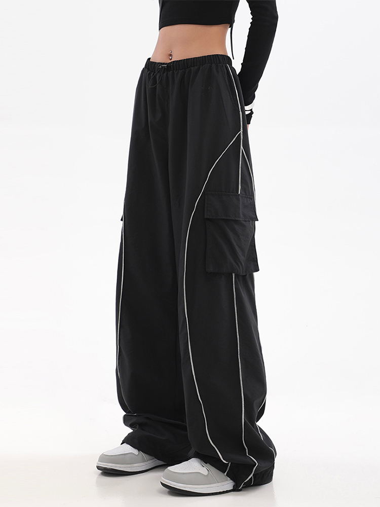 Womens Pants Capris Y2K Black Street Clothing Techwear Cargo South Korea Harajuku Umbrella Track Mens Sports Wide Leg Jogger Trousers 230410
Womens Pants Capris Y2K Black Street Clothing Techwear Cargo South Korea Harajuku Umbrella Track Mens Sports Wide Leg Jogger Trousers 230410