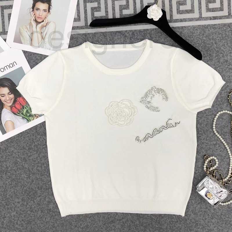 Women' Knits & Tees designer 23 Spring/Summer New Style chic Round Neck Chest Letter Pattern Jacquard Slim Knitted Short Sleeve Women CP7S, White
Women' Knits & Tees designer 23 Spring/Summer New Style chic Round Neck Chest Letter Pattern Jacquard Slim Knitted Short Sleeve Women CP7S, White