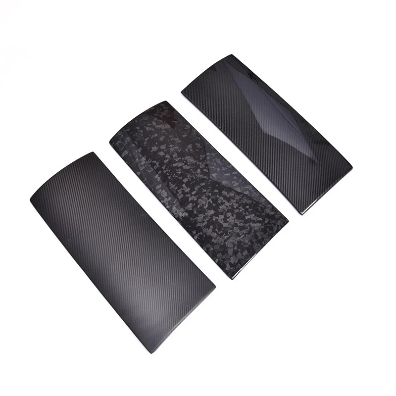True Carbon Fiber Cover for The Tesla Model 3 Y 2017-2023 Interior Passenger Side Console Glove Box Panel Trim Accessories