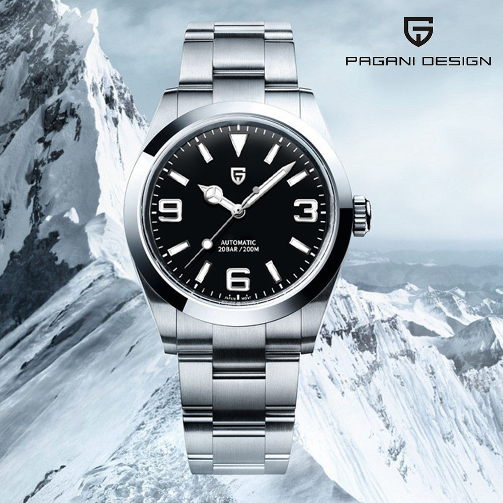 Wristwatches PAGANI DESIGN NH35 Men Mechanical Watch AR Sapphire Glass Automatic For Stainless Steel Sports Waterproof es 230410, Green-v2
Wristwatches PAGANI DESIGN NH35 Men Mechanical Watch AR Sapphire Glass Automatic For Stainless Steel Sports Waterproof es 230410, Green-v2