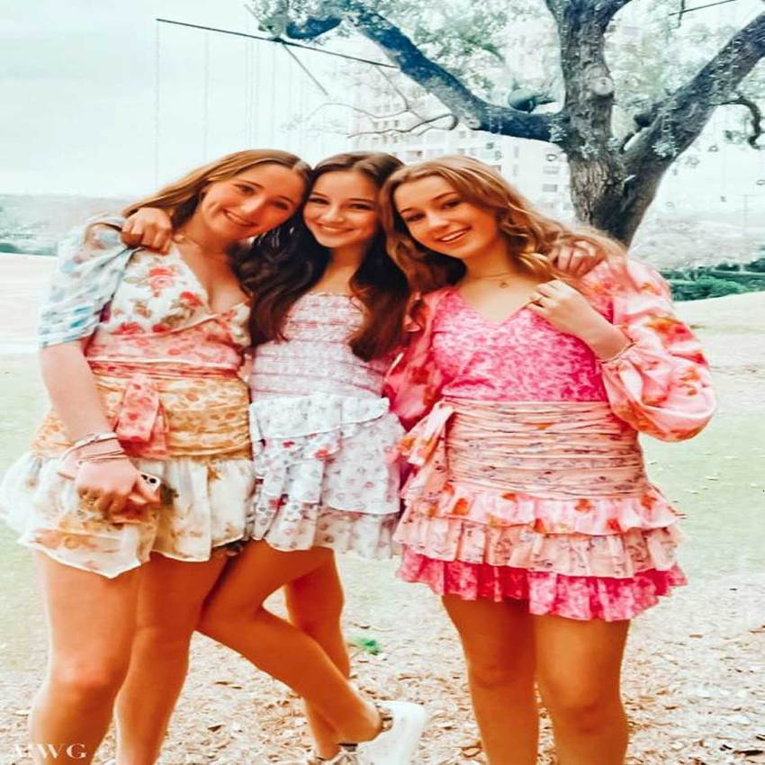 Casual Dresses Inspired women's spring summer dress long sleeve V-neck tiered ruffled dress women floral print elegant party dress