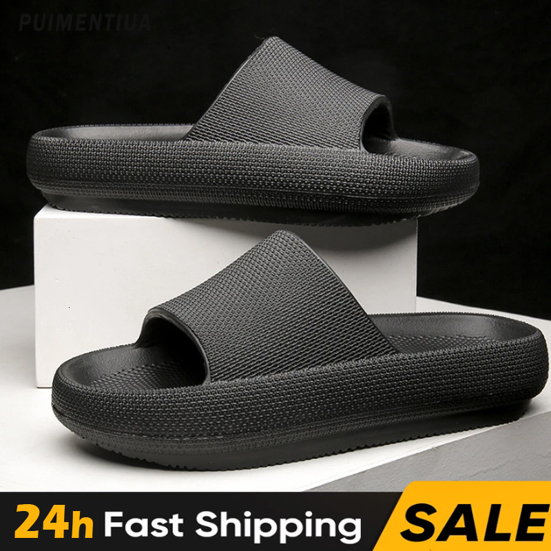 Slippers Men Thick Bottom Platform Bathroom Slides Non Slip Trend Designer Shoes Ladies Female Mule Flip Flops Sandals 230410, Black
Slippers Men Thick Bottom Platform Bathroom Slides Non Slip Trend Designer Shoes Ladies Female Mule Flip Flops Sandals 230410, Black
