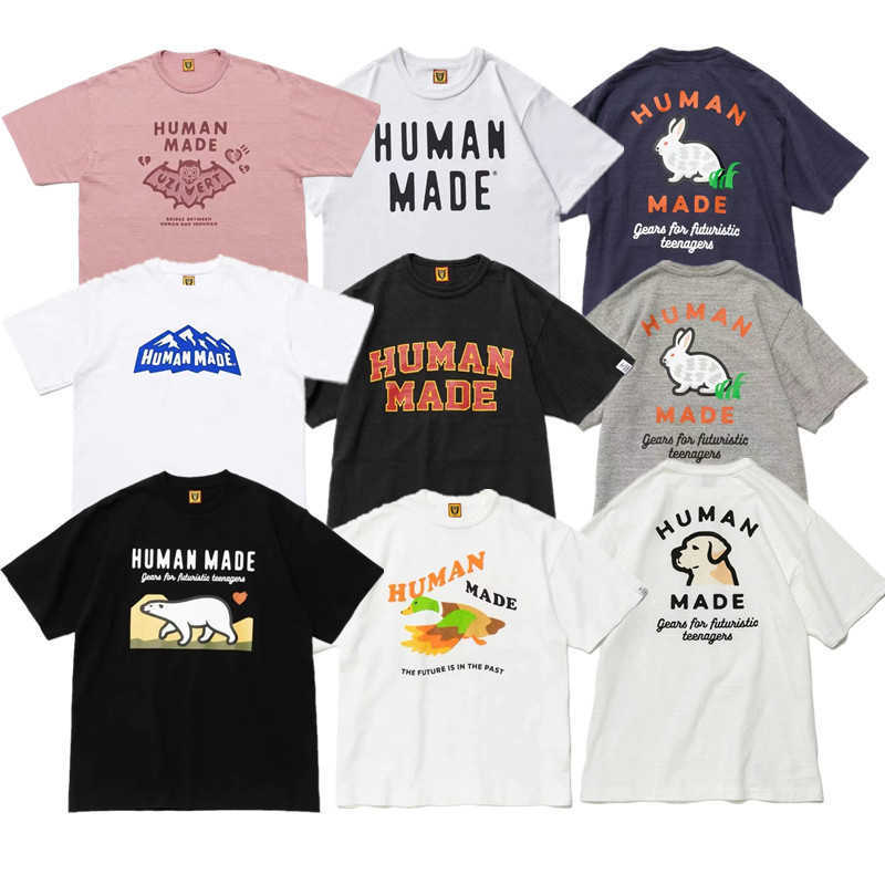 Human Made English Letter Cartoon Print Short Sleeve Bamboo Joint Cotton Loose T-shirt
Human Made English Letter Cartoon Print Short Sleeve Bamboo Joint Cotton Loose T-shirt