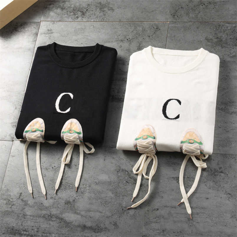 Womens Designer t shirt tracksuit Shirt Mens Wool With Letters Pattern Colorful Round Neck Sweatshirts Knits Long Sleeevs Unisex Outwears Warm Tops Man prad #8866, Black
Womens Designer t shirt tracksuit Shirt Mens Wool With Letters Pattern Colorful Round Neck Sweatshirts Knits Long Sleeevs Unisex Outwears Warm Tops Man prad #8866, Black