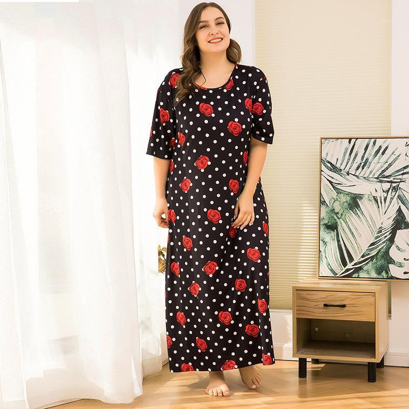 Women's Sleepwear HC229 Large Big Size Women Home Dress Long Skirt Fat Black Female 2XL 3XL 4XL Nightclothes Sleep Wear Set Nightgrowns1, Picture shown
Women's Sleepwear HC229 Large Big Size Women Home Dress Long Skirt Fat Black Female 2XL 3XL 4XL Nightclothes Sleep Wear Set Nightgrowns1, Picture shown
