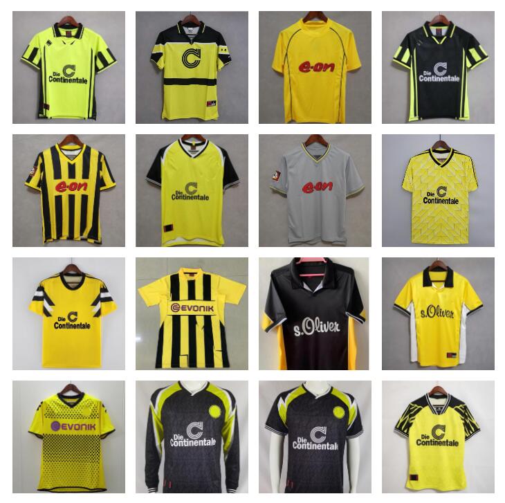 Dortmund Retro Soccer Jerseys 1988 1989 1994 1995 1996 1997 1998 2000 2001 2011 2012 2013 vintage football shirt REUS BorussIa Moller 88 89 94 95 96 97 98 99 00 01 02 11 12 13