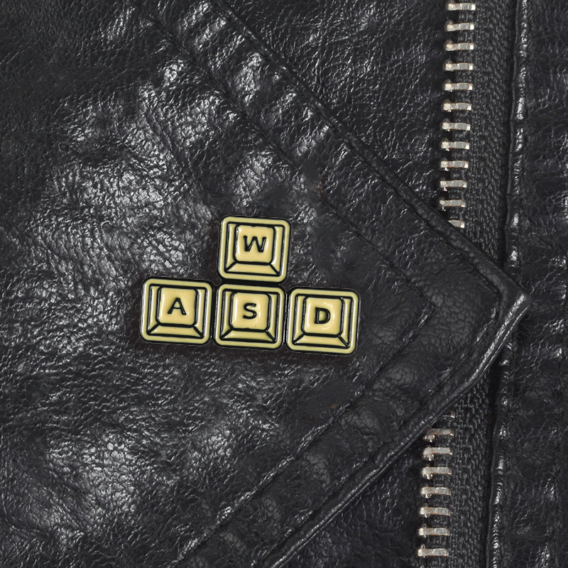 Letter Keyboard WASD Game Keyboard brooch Cute Anime Movies Games Hard Enamel Pins Collect Metal Cartoon Brooch Backpack Hat Bag Collar Lapel Badges, As picture
Letter Keyboard WASD Game Keyboard brooch Cute Anime Movies Games Hard Enamel Pins Collect Metal Cartoon Brooch Backpack Hat Bag Collar Lapel Badges, As picture