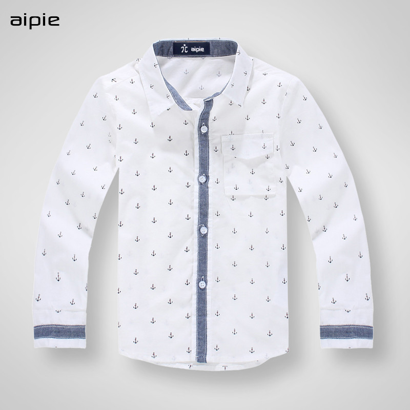 Kids Shirts Children shirts Printing Anchor pattern Cotton 100% Long-sleeved Boy's shirts Fit for 3-11 Years kids clothing 230410, Navy
Kids Shirts Children shirts Printing Anchor pattern Cotton 100% Long-sleeved Boy's shirts Fit for 3-11 Years kids clothing 230410, Navy