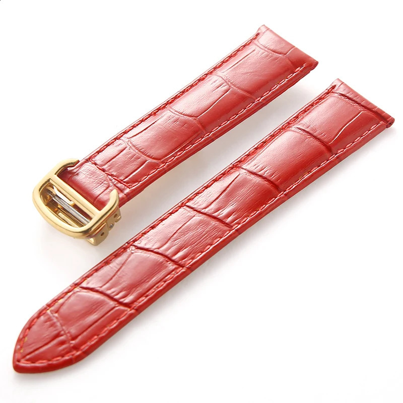Watch Bands Leather strap head layer cowhide replacement blue balloon tank London watch strap men and women bracelet accessories 231108