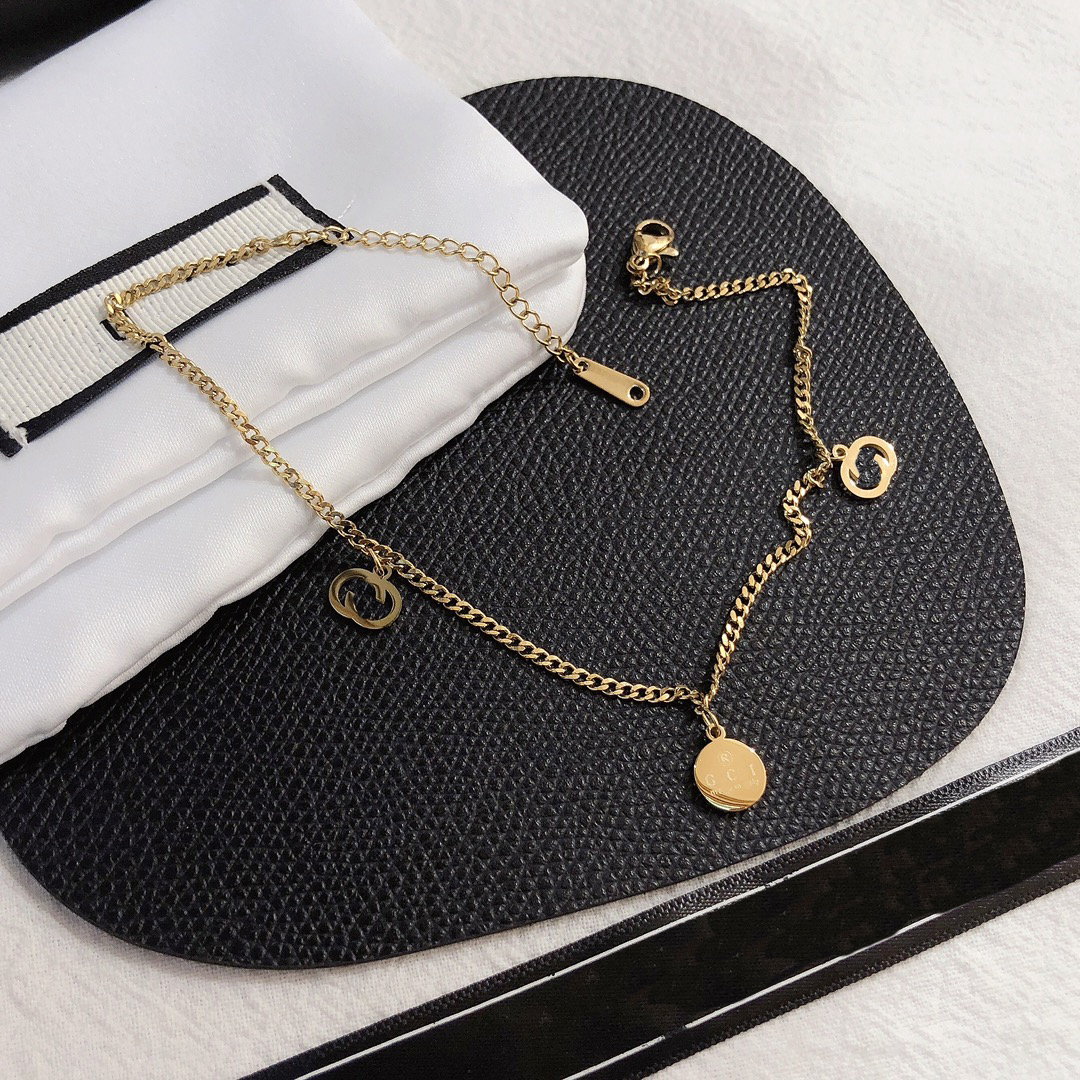 Desinger Pendant Anklets for Women Gold Coin Summer Stainless Steel Chain Jewelry Fashion Accessories Gift 20-25cm Adjustable Trendy
Desinger Pendant Anklets for Women Gold Coin Summer Stainless Steel Chain Jewelry Fashion Accessories Gift 20-25cm Adjustable Trendy