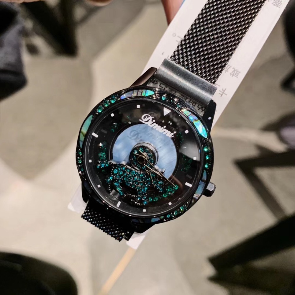 Women s Watches Happy Running Horse Spinning for Women Cool Black Milanese Bracelet Watch GOOD LUCK Rotating Mesh Wrist watch Crystals 230410, Purple
Women s Watches Happy Running Horse Spinning for Women Cool Black Milanese Bracelet Watch GOOD LUCK Rotating Mesh Wrist watch Crystals 230410, Purple