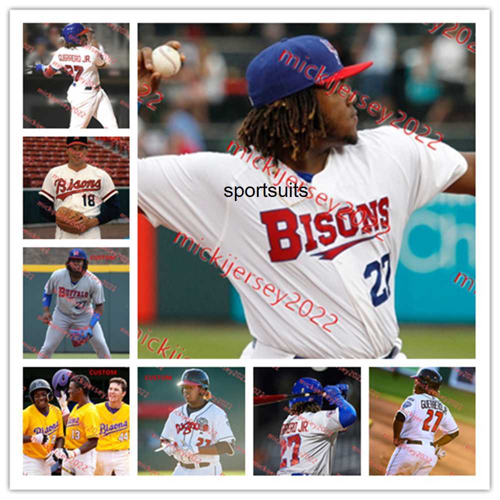 Vladimir Guerrero Jr. Buffalo Bisons Baseball Jersey Custom Stitched Nick Allgeyer Bowden Francis Adrian Hernandez Hayden Juenger Matt Peacock Buffalo Jerseys, Grey
Vladimir Guerrero Jr. Buffalo Bisons Baseball Jersey Custom Stitched Nick Allgeyer Bowden Francis Adrian Hernandez Hayden Juenger Matt Peacock Buffalo Jerseys, Grey