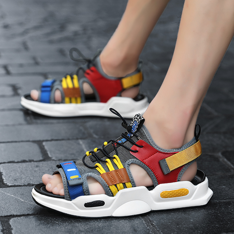 Sandals Fashion Gray Platform for Men Comfortable Hook Loop Summer Shoes Casual Outdoor Non slip Beach 230410, White 9077
Sandals Fashion Gray Platform for Men Comfortable Hook Loop Summer Shoes Casual Outdoor Non slip Beach 230410, White 9077
