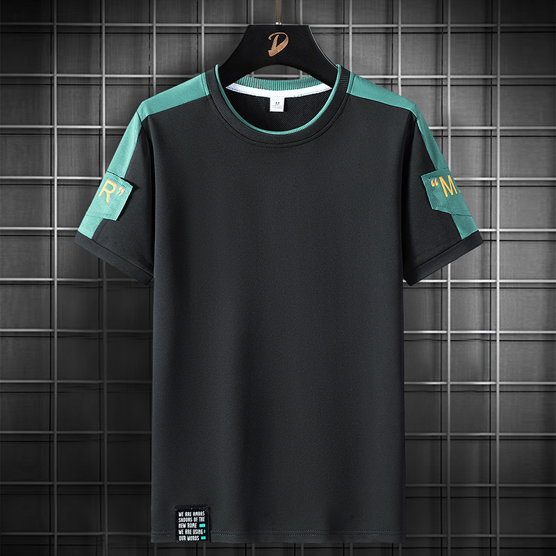 Men's T-Shirts Summer Harajuku Men's T-shirt Ice Silk Breathable Casual Top T-shirt Short Sleeve Round Neck Fashion Men's T-shirt 23041