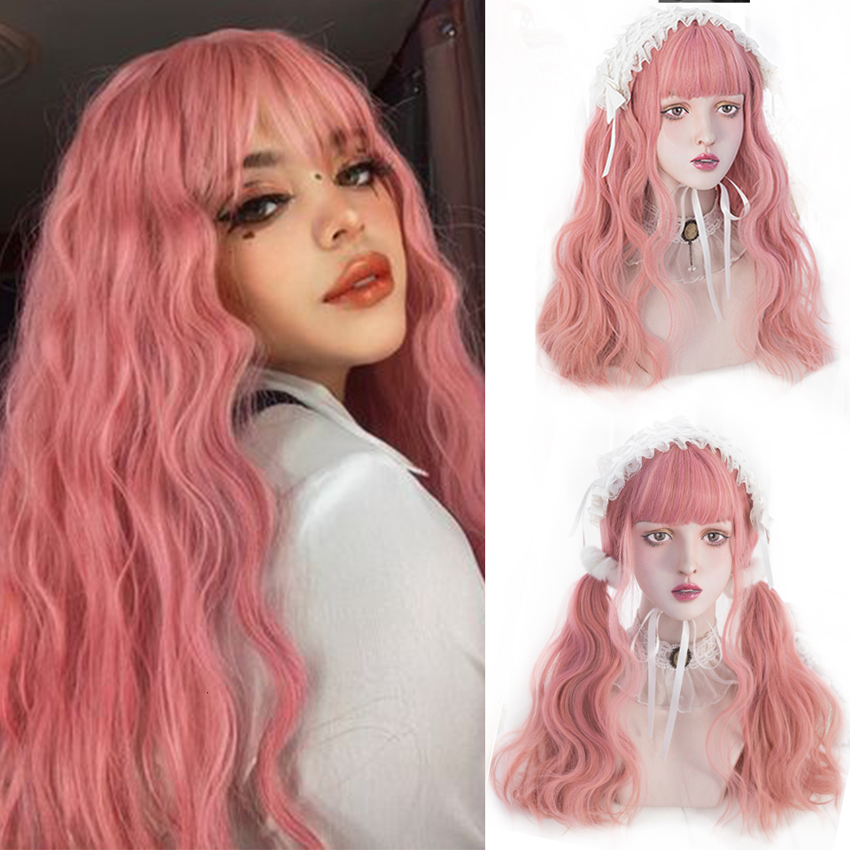 Synthetic Wigs HOUYAN Long curly hair wavy pink wig female high temperature resistant synthetic fiber cosplay Lolita 230410, P18/22
Synthetic Wigs HOUYAN Long curly hair wavy pink wig female high temperature resistant synthetic fiber cosplay Lolita 230410, P18/22