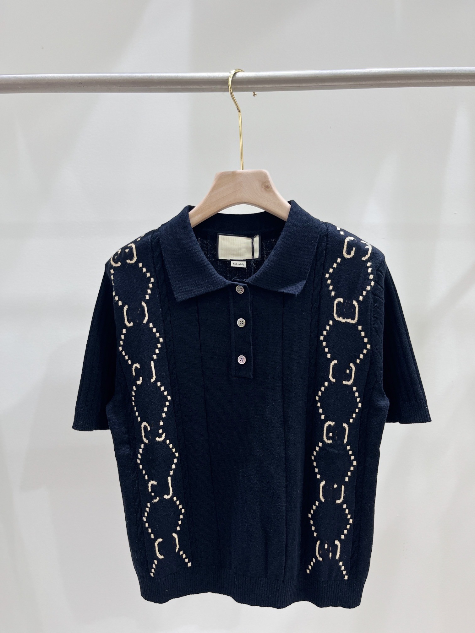2023 Spring Summer Milan Runway Sweaters Lapel Neck Short Sleeve Women' High End Jacquard Cardigan Designer Tops 0410-2, Picture color
2023 Spring Summer Milan Runway Sweaters Lapel Neck Short Sleeve Women' High End Jacquard Cardigan Designer Tops 0410-2, Picture color
