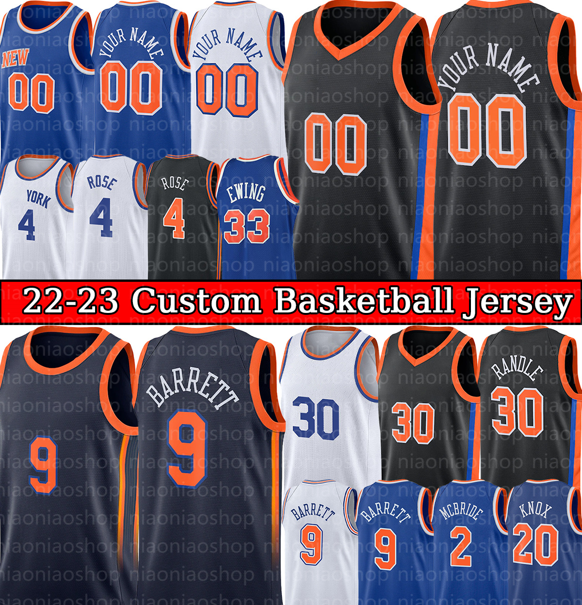 Custom New York "Knicks"Julius Randle Basketball Jerseys Printed RJ Barrett Derrick Rose Brunson Patrick Ewing Quickley 2022 2023 City Blue Edition Shirt Jerseys, With logo jersey
Custom New York "Knicks"Julius Randle Basketball Jerseys Printed RJ Barrett Derrick Rose Brunson Patrick Ewing Quickley 2022 2023 City Blue Edition Shirt Jerseys, With logo jersey