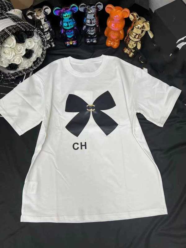 Women' T-Shirt designer Pure cotton T-shirt chic casual style 2023ss Spring/Summer new bow pattern short sleeves 6DNN, White
Women' T-Shirt designer Pure cotton T-shirt chic casual style 2023ss Spring/Summer new bow pattern short sleeves 6DNN, White