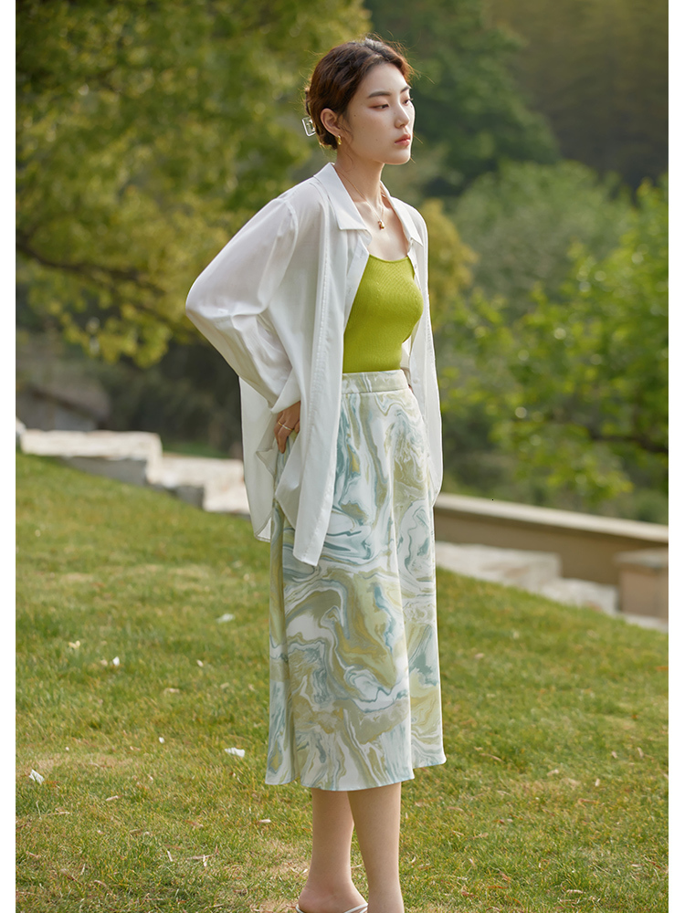 Camisoles Tanks DUSHU Knitted Tank Top for Women's Summer Solid Color Simple Bottom Sleeves with Fully Matched Women's Top 230410