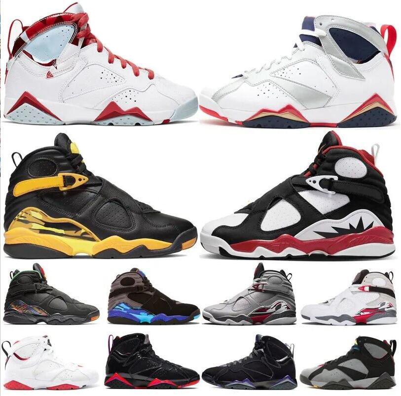 Jumpman 7 retro 8 Mens Basketball Shoes 7s Trophy Room Patent Leather Hare Bordeaux 8s Bordeaux Paprika Taxi 3M Reflective Outdoor Trainers Sports Sneakers Sneaker, Color#19
Jumpman 7 retro 8 Mens Basketball Shoes 7s Trophy Room Patent Leather Hare Bordeaux 8s Bordeaux Paprika Taxi 3M Reflective Outdoor Trainers Sports Sneakers Sneaker, Color#19