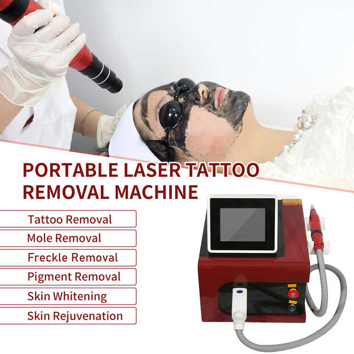 Advanced Fashion Style Picosecond Tattoo Eyebrow Washing Carbon Peel Skin Cleaning Oil Control Blackhead Remove Pore Shrink 4 Wavelength Machine
